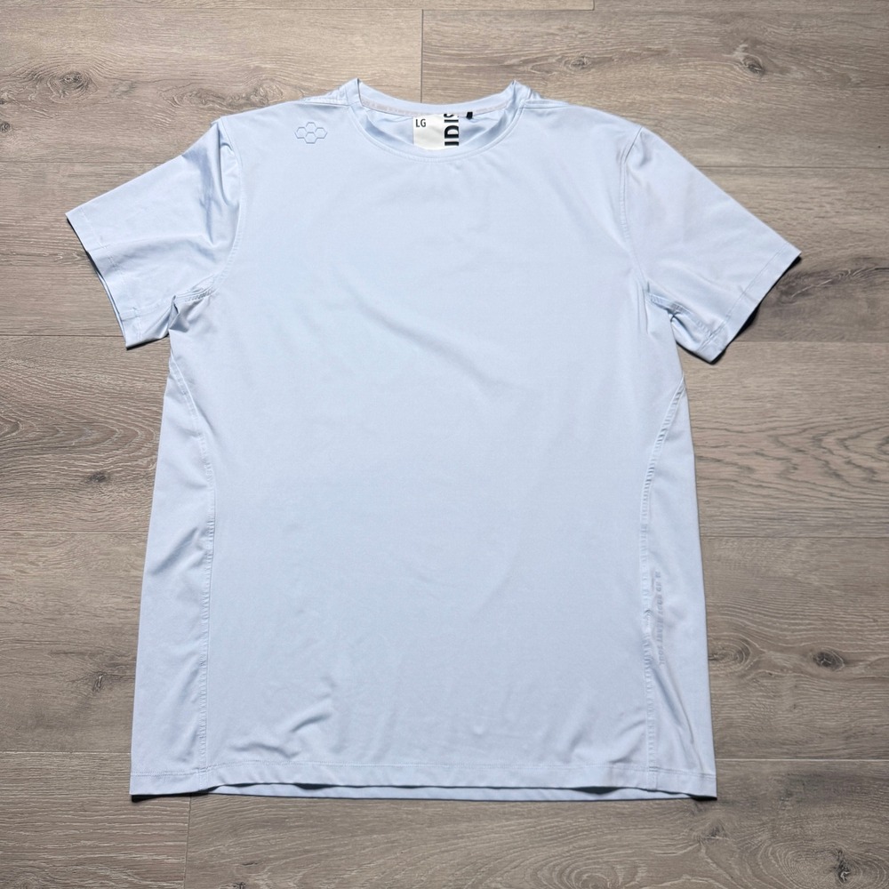 Rudis Mens A Way Of Life Performance T-Shirt Light Blue Wrestling Gym Tee Large